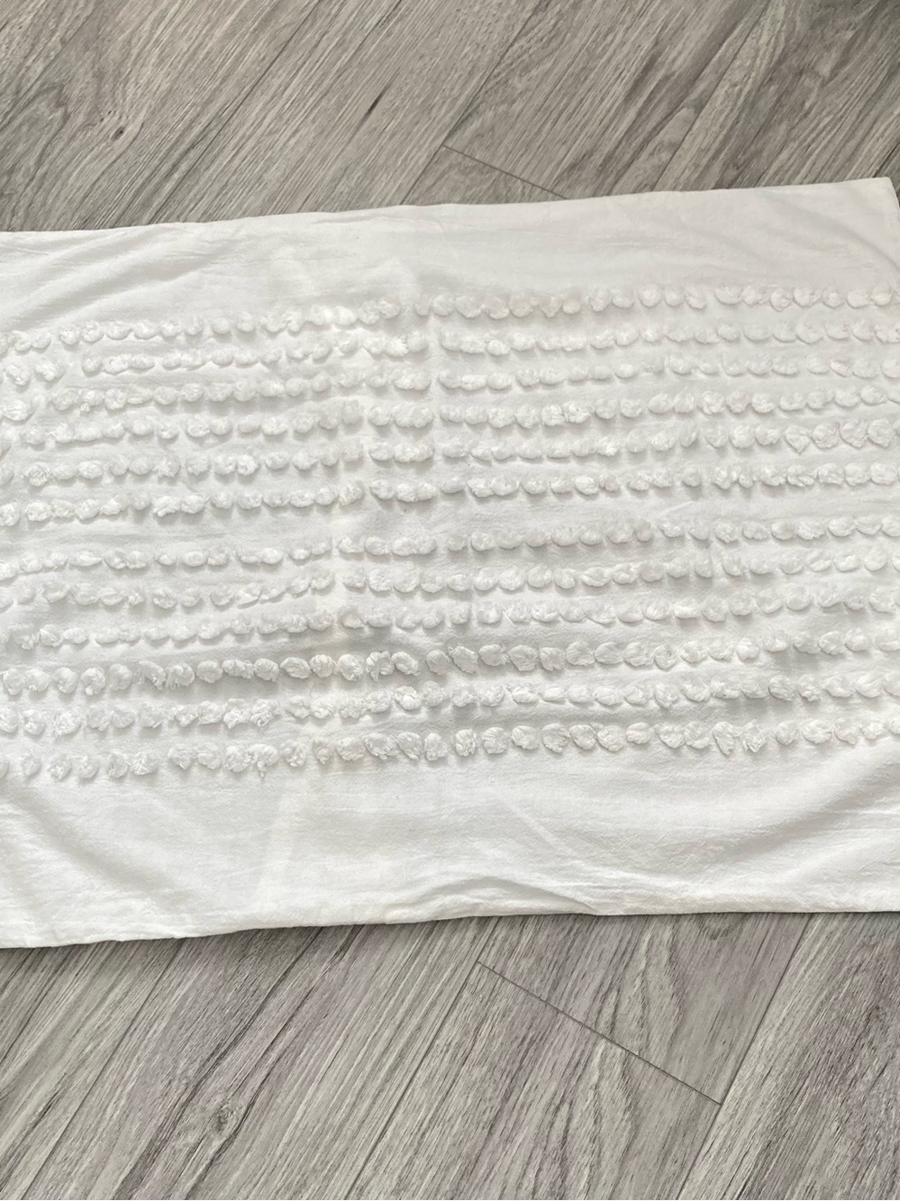 WEST ELM Pom Pom Pillowcase Envelope Closure STANDARD Size